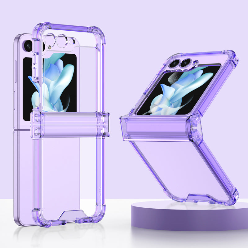 GKK For Samsung Galaxy Z Flip5 5G Hinge Protection Phone Case TPU Reinforced Corners Protective Cover GKK For Samsung Galaxy Z Flip5 5G Hinge Protection Phone Case TPU Reinforced Corners Protective Cover